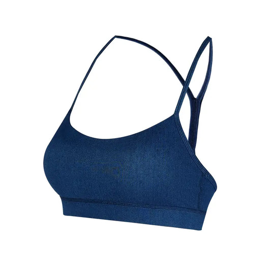 Denim Sports Backless Bra