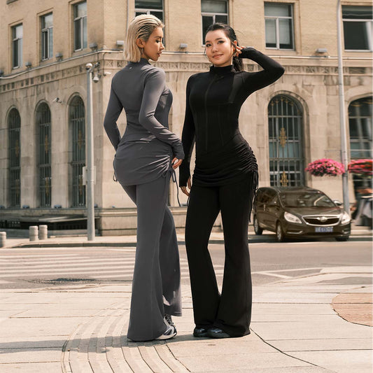 Two-in-One Flare Yoga Set