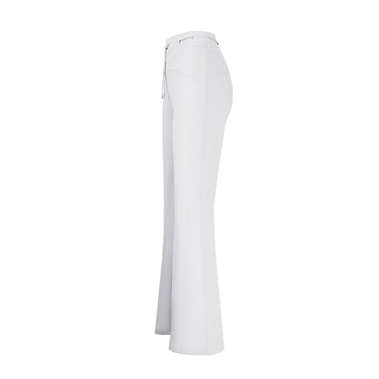 Aria Leisure High-Waisted Flare Yoga Pants Gray