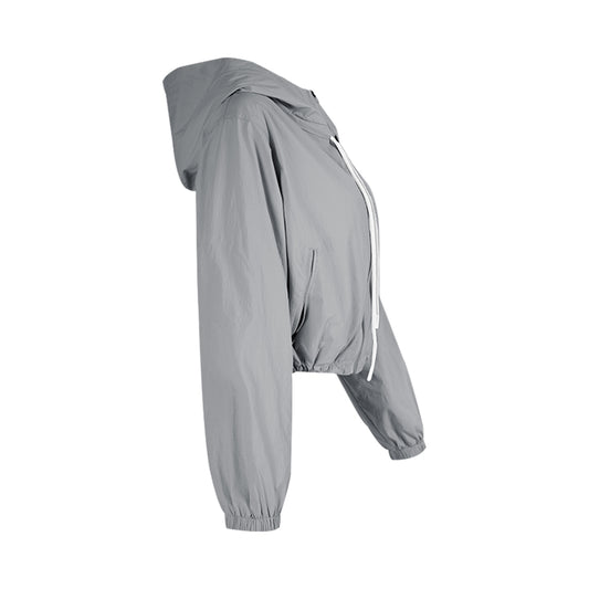 Oversized Hooded Sports Jacket