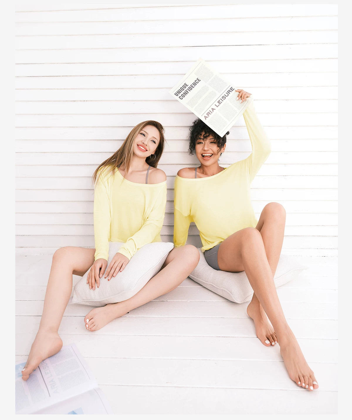 Aria Leisure Lightweight Long Sleeve Cover-Up – Soft Tencel Merino Wool Layering Top
