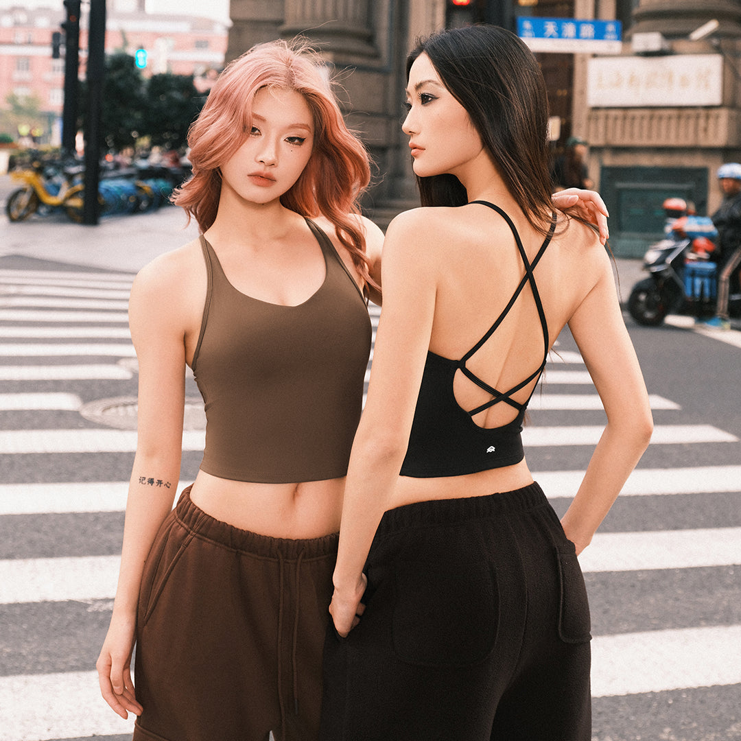 Aria Leisure Integrated Cup Racerback Tank Top