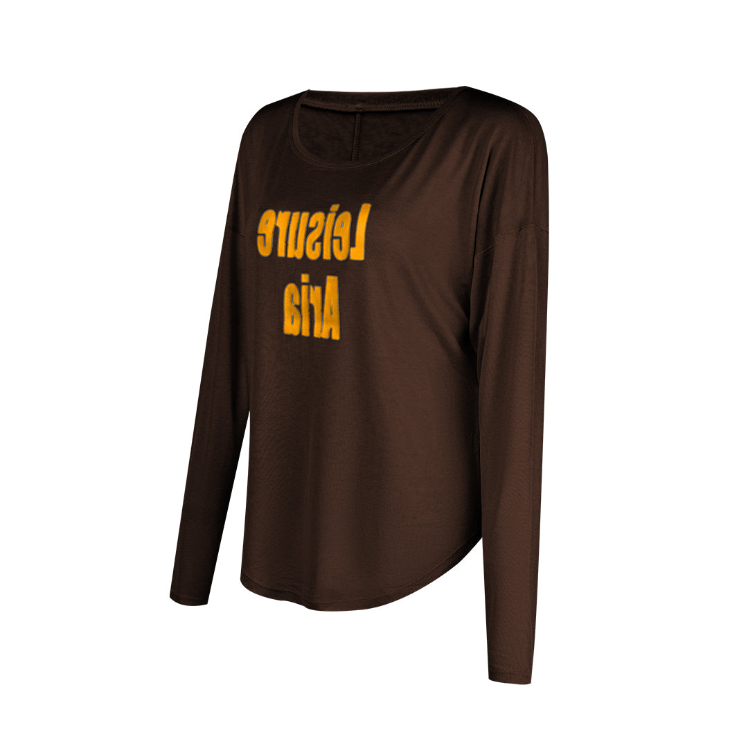 Aria Leisure Tencel® Lightweight Pullover Dark Coffee