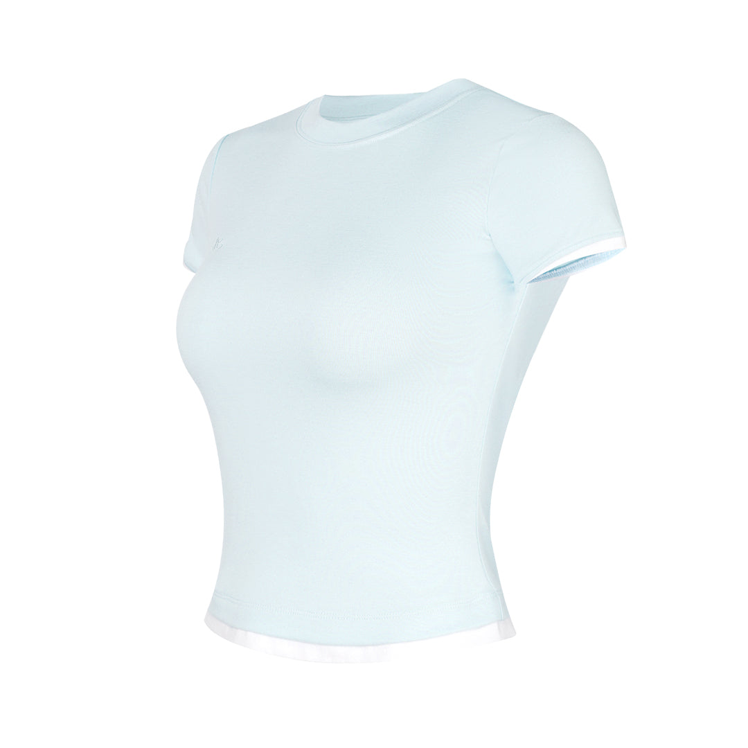 Aria Leisure Cool-Feel "Little Glutinous Rice" Tee Light Blue