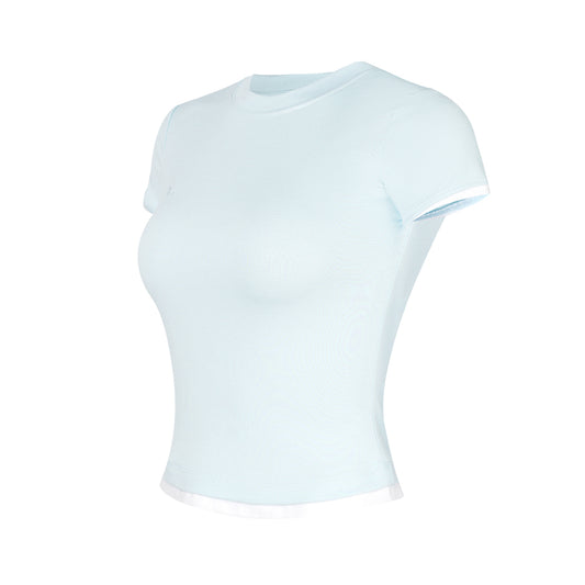 Aria Leisure Cool-Feel "Little Glutinous Rice" Tee Light Blue