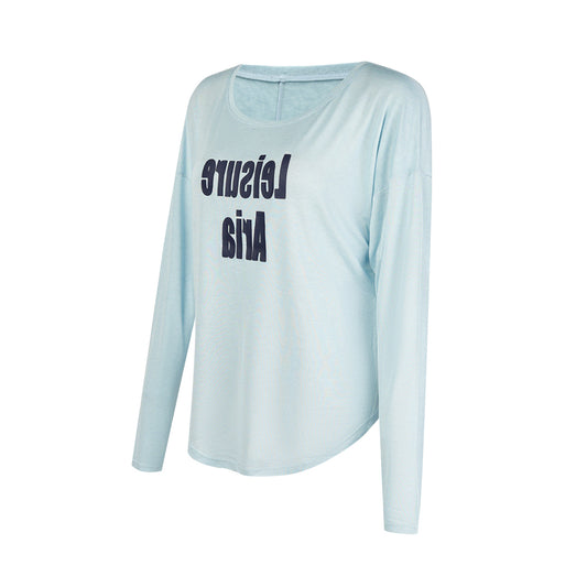 Aria Leisure Tencel® Lightweight Pullover Baby Blue