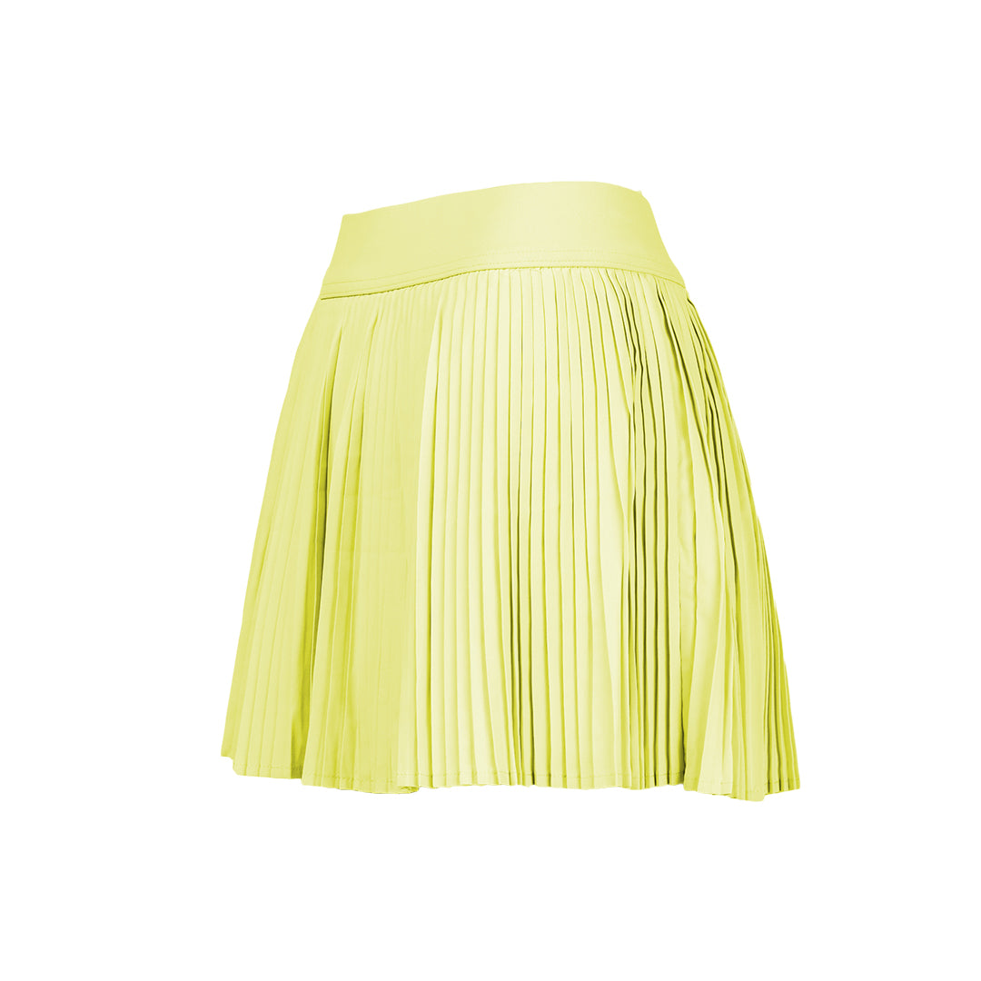 Aria Leisure Lightweight Cloud Tennis Skirt Lemon Sorbet