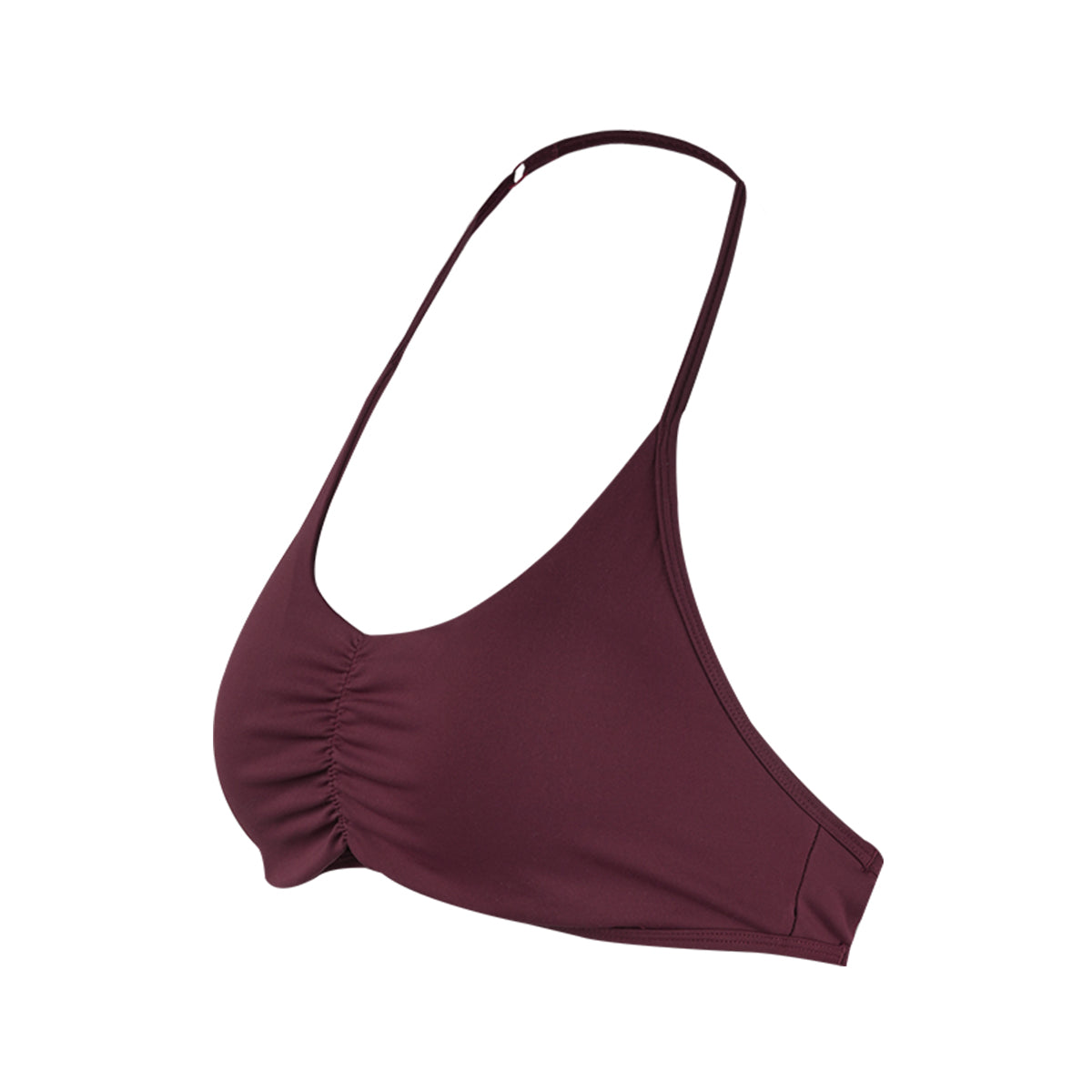 Aria Leisure Halter Neck Sports Bra Burgundy