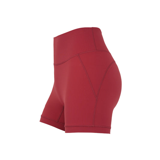 Red Matching Active Shorts (SET Bottom)