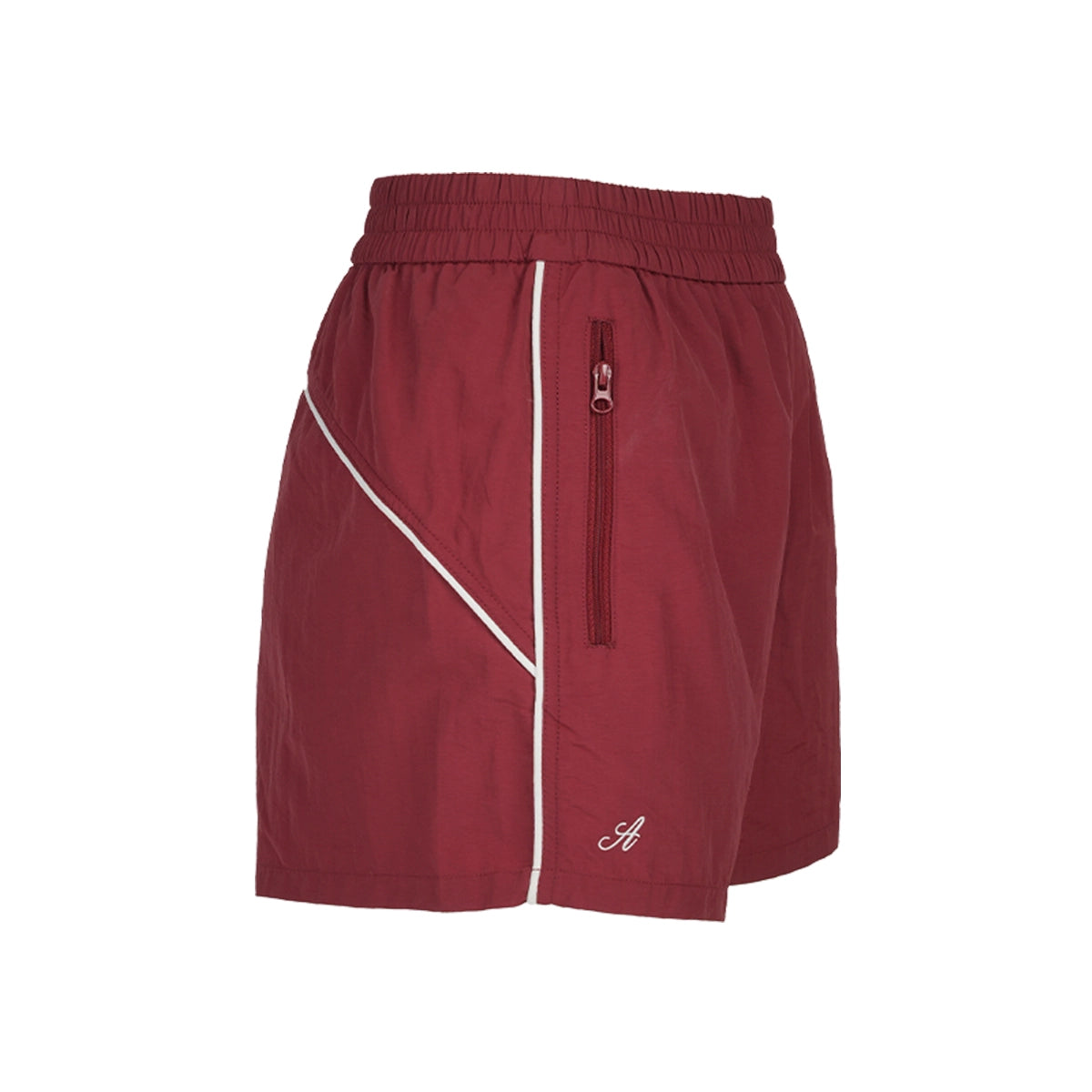 Aria Leisure Summer Women Loose 3" Layered Workout Shorts, Anti-Chafe Running Yoga Shorts With Stretch Inner Liner Burgundy
