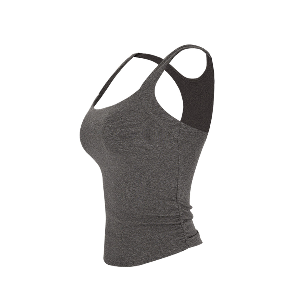 Aria Leisure Racerback Workout Tank Top Gray