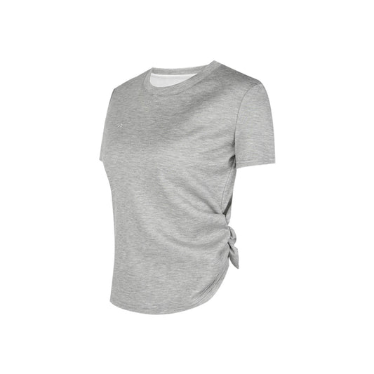 Aria Leisure Women’s Lightweight Short Sleeve Tee Gray