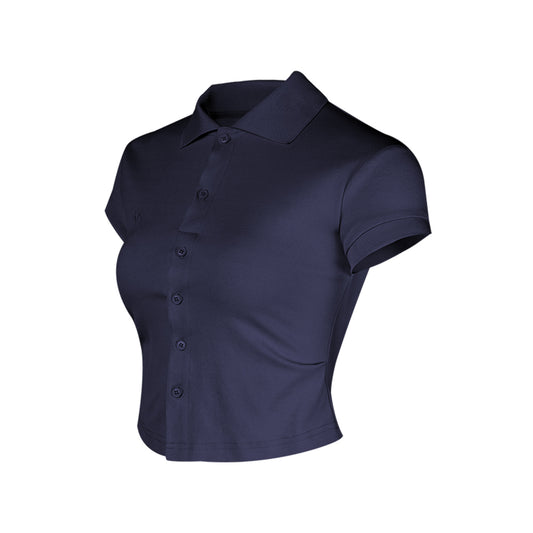 Cropped Cooling Golf T-Shirt
